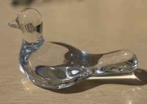 Signed BACCARAT Crystal Bird