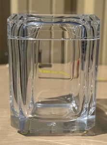 Mid Century Lucite Jar wSwivel Top