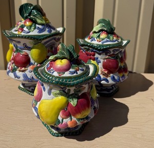 Large FITZ &amp FLOYD Fruit Jars