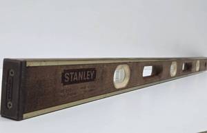 48 STANLEY Wooden Level wBrass Hardware