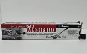 Brand New 8000lb HAUL MASTER Capacity Cable Winch Puller