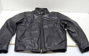 Excellent HARLEY DAVIDSON Leather Motorcycle Jacket - FXRG - Size L