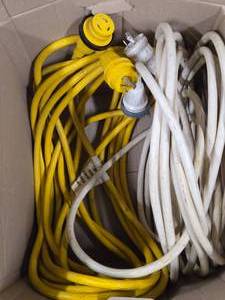 2 Large Heavy Duty Extension Cords