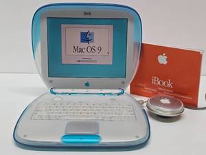 Working Retro APPLE iBook Laptop Computer&nbsp