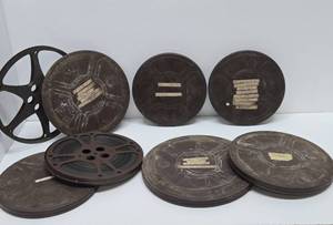 Old Vintage Film Canisters wFilm