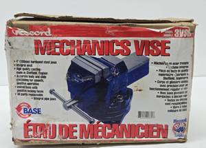 New in Box RECORD Heavy Duty Mechanics Vise