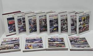 Set of NASCAR Winston Cup Series Hardcover Books 1993-2004