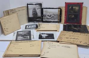 LARGE Lot of Original 1950s era Glass Transfer Plates for Old Advertising Calendars &amp Prints