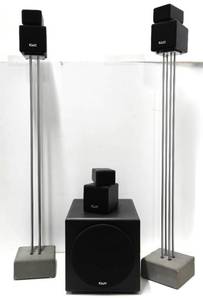 Very Nice Working KLH Surround Sound Stereo Speaker System - Bossbite V