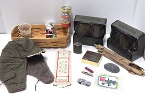 Very Nice Lot of Vintage Items - Military, Advertising etc