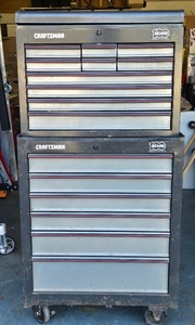 Craftsman Rolling Tool Chest FULL of Good Tools