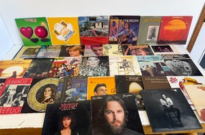Lot of Approx 35 Vintage Vinyl Records - Mixed Genre - Rock, Pop, Country, etc #1