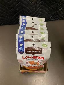 CT 5 - Rachael Ray Nutrish LoveBites Cat Treats - Crunchy Shell, Tender Center - Real Chicken (Lot of 6)