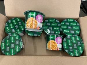 NE 2 - Knorr Teriyaki Noodles Cups (Lot of 8) - Pasta in Teriyaki Sauce with Broccoli & Carrots