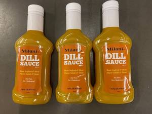 AK 4 - Milani Dill Sauce 16 fl oz Bottles (Lot of 3)