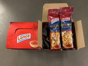 NM 5 - Lance Hot & Spicy Peanuts (Lot of 2)