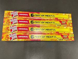 Slim Jim Original 6 Feet of Meat Sticks - 4-Pack