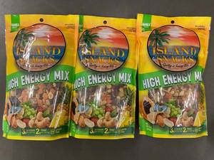 AK 4 - Island Snacks High Energy Mix - 16 oz (3 Bags)