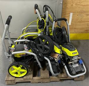 RYOBI 25003000 Pressure Washer lot of 6 retail value of $2,200 see description