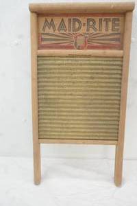 Vintage Maid-Rite Washboard. Columbus Washboard Co.