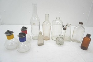 Vintage Glass Bottles, Vintage Cory Corporation Glass Hottle Set of 3