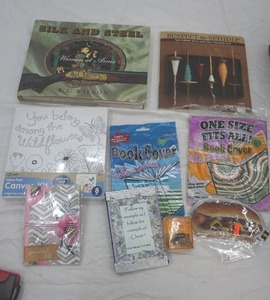 Painting Canvas, Silk and Steel Book, yarn Book, Small Journal, Book Covers, Stamp