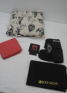 Knee Brace, Back Wrap Brace, Throw Pillow