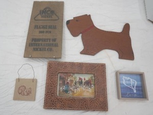 Western-Style Picture Frame-Leather Floral, and other wall decor