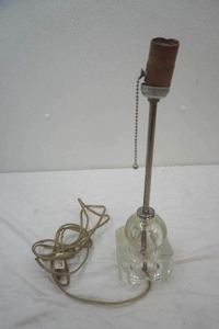 Vintage CrystalGlass Boudoir Lamp