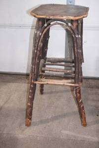 Vintage 32 Handmade Wooden Stool