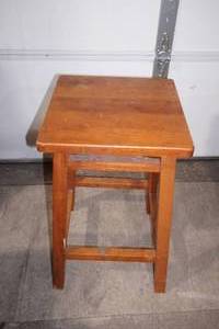 14x14x24 Wooden Stool