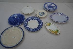 Group Of Decorative floral plates