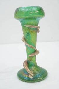 Vintage Loetz Crown of thorns Vase 8 tall