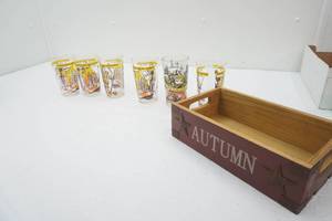 Vintage Federal Glass 1950s Davy Crockett Glasses Remember The Alamo