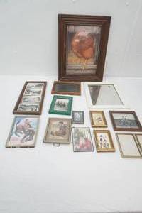 Vintage Cowboy Prints, Black & White Photos. Wall Art. Vintage Chicken Art Print