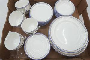 Vintage Astor W.S. George 136A Dinnerware Set. Semi-Porcelain