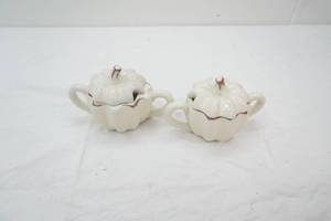 Target home Terracotta Ceramic Glazed Pumpkin Dishes