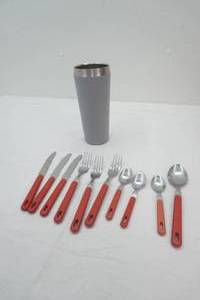 Vintage Abert Inox Italy Cutlery Stainless Steel Cup
