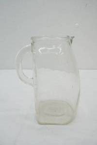 Vintage Glasco Glass Measuring Pitcher. pot belly style