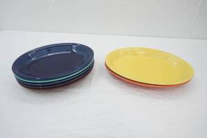 Fiesta Ware Oval Plates. Homer Laughlin China Company