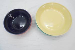 Fiesta ware Pie Bakers. 2 Sizes