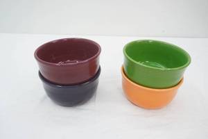Fiesta ware Gusto Bowls (4ct) 5.875 diameter by 3.125 tall