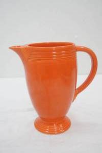 Fiesta ware Orange Ice Lip Pitcher
