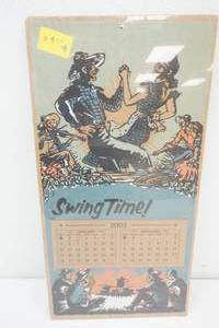 Vintage-Style Calendar (2003 Part is stapled on paper)