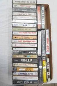 Vintage Cassette Tapes George Joes, Mary Chapin Carpenter, Tony Bennett, Perry Como, The Mavericks, Merle Haggard