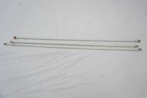 Vintage Curtain Rods (small, put up w hooks)