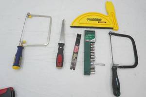 Hand Tools saws, push stick, 7 mini bar, sockets-14 drive