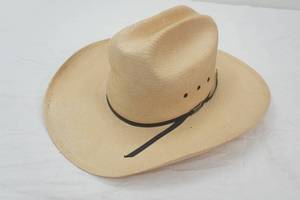 Vintage Woven Cowboy Hat. Eddy Bros