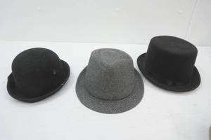 (3ct) Vintage Mens Felt Hats