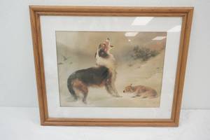 Framed Art Print. Shepherds Call 22x18